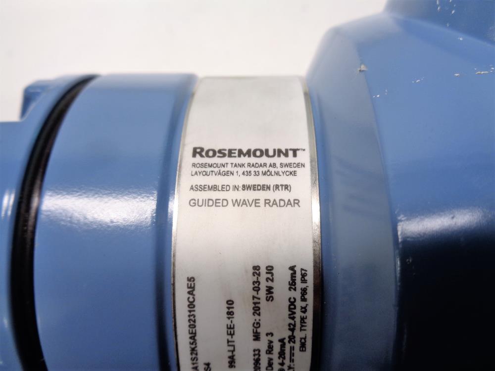 Rosemount 5300 Guided Wave Radar Transmitter 5301HA1S2K5AE02310CAE5M1W3S4